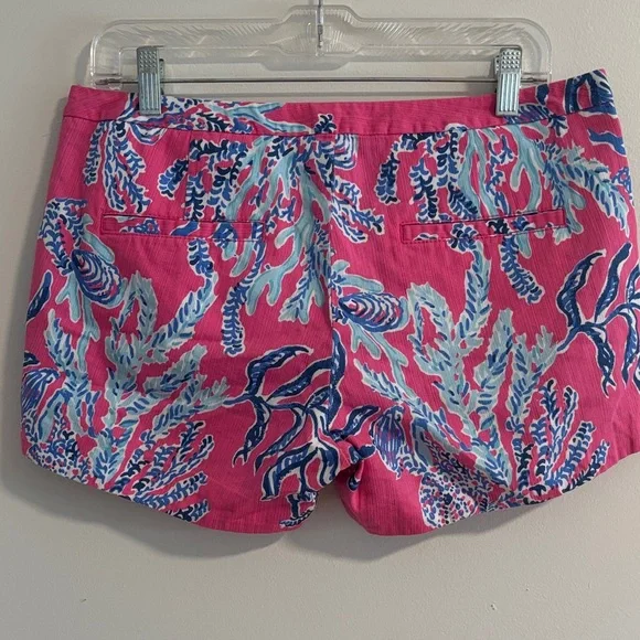 Lilly Pulitzer Adie shorts I Pink Samba print size 6 - Picture 4 of 6